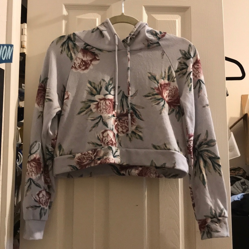 Crop top hoodie